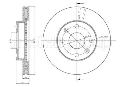 Brake Disc METELLI 23-0959