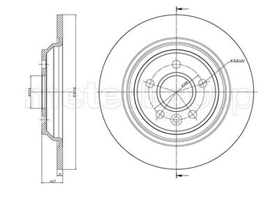 Brake Disc METELLI 23-0992C