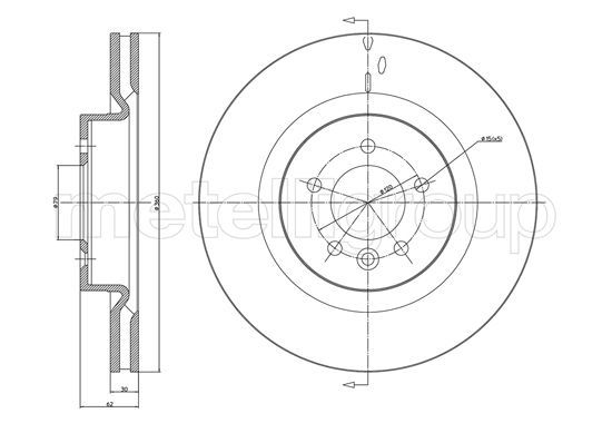METELLI 23-1067C Brake Disc