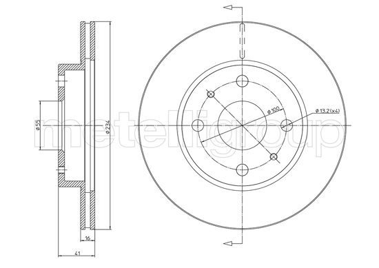 METELLI 23-1138C Brake Disc