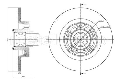 Brake Disc METELLI 23-1232