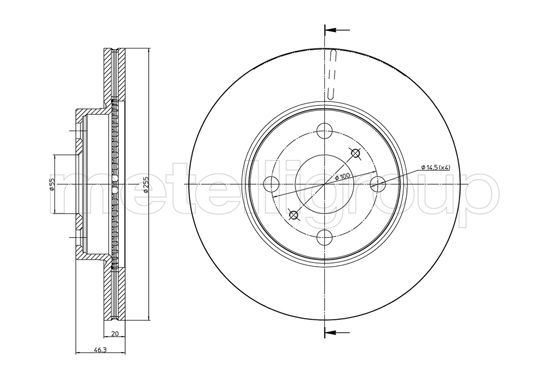 METELLI 23-1266C Brake Disc