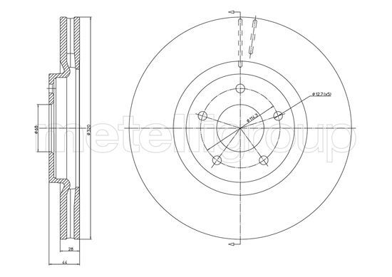 METELLI 23-1323C Brake Disc