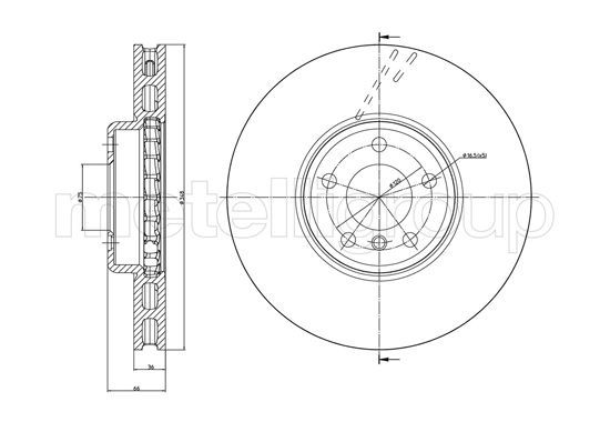 METELLI 23-1327C Brake Disc