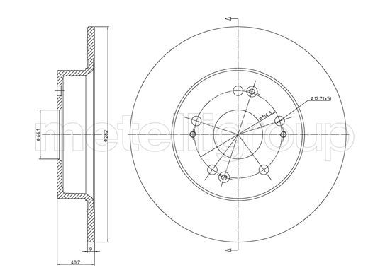 METELLI 23-1330C Brake Disc