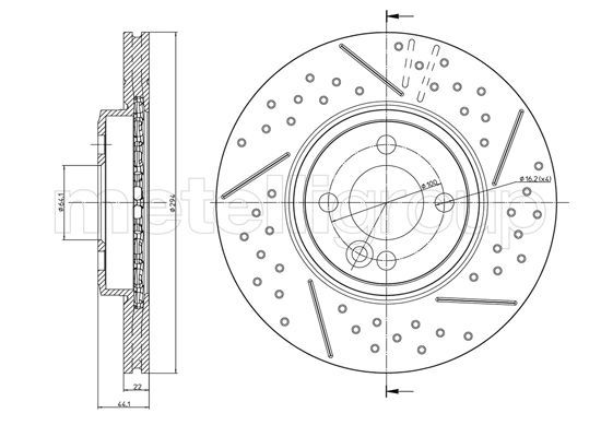 METELLI 23-1343FC Brake Disc