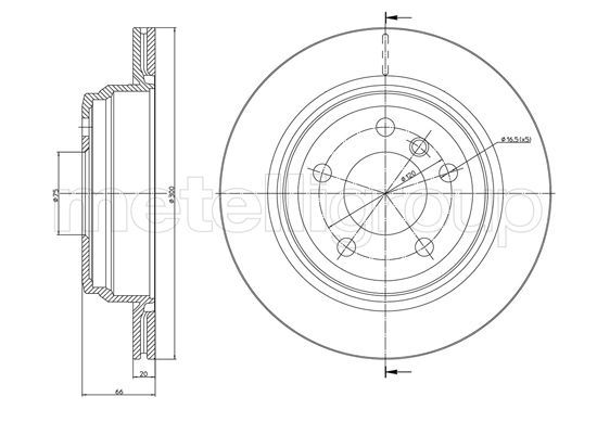 METELLI 23-1453C Brake Disc