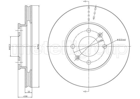 METELLI 23-1479C Brake Disc