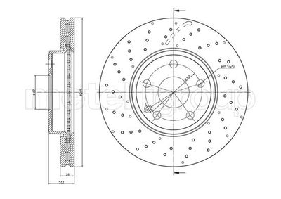 Brake Disc METELLI 23-1489FC