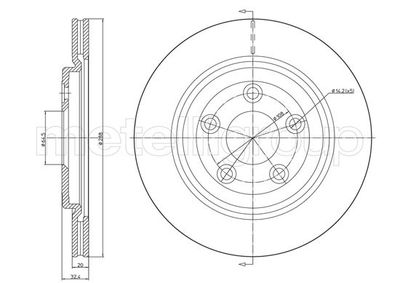 Brake Disc METELLI 23-1492C