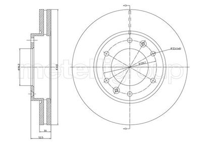 Brake Disc METELLI 23-1503