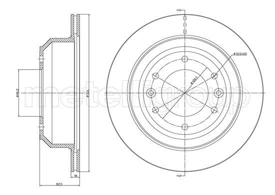 METELLI 23-1556 Brake Disc