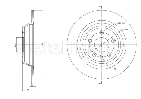 METELLI 23-1786C Brake Disc