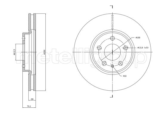 METELLI 23-1790C Brake Disc