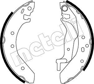 METELLI 53-0006 Brake Shoe Set