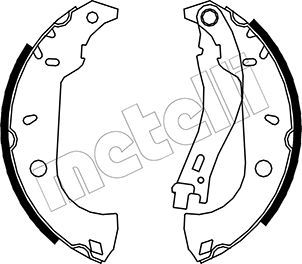 METELLI 53-0067 Brake Shoe Set