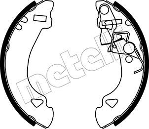 METELLI 53-0069 Brake Shoe Set