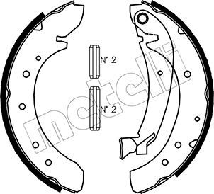 METELLI 53-0073 Brake Shoe Set