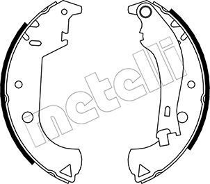 METELLI 53-0081Y Brake Shoe Set