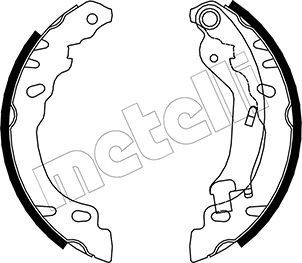 METELLI 53-0090 Brake Shoe Set