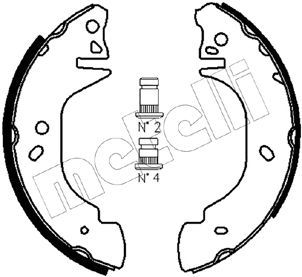 Brake Shoe Set METELLI 53-0122