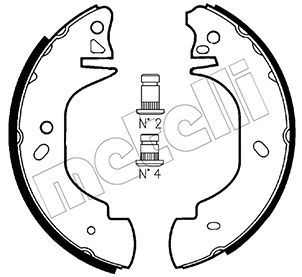 METELLI 53-0126 Brake Shoe Set