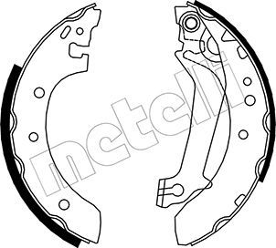 Brake Shoe Set METELLI 53-0129