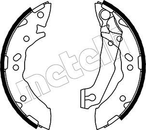 METELLI 53-0169 Brake Shoe Set
