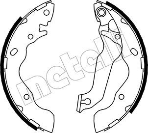 METELLI 53-0171 Brake Shoe Set