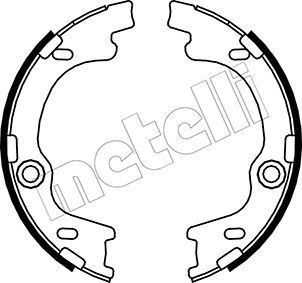 METELLI 53-0185 Brake Shoe Set, parking brake