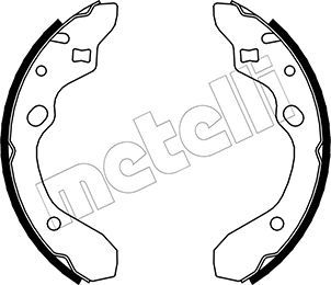 Brake Shoe Set METELLI 53-0210