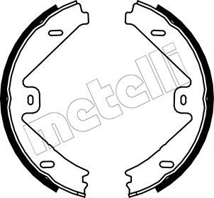Brake Shoe Set, parking brake METELLI 53-0250