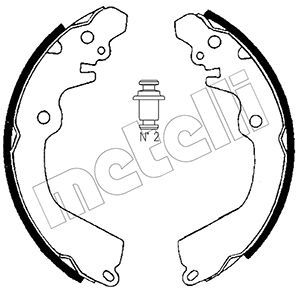 METELLI 53-0257 Brake Shoe Set