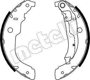 METELLI 53-0333 Brake Shoe Set