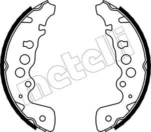 Brake Shoe Set METELLI 53-0401