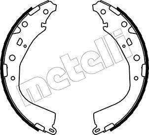 METELLI 53-0447 Brake Shoe Set