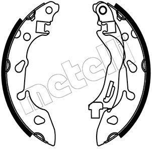 METELLI 53-0488 Brake Shoe Set