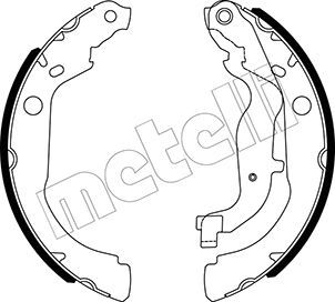 Brake Shoe Set METELLI 53-0535