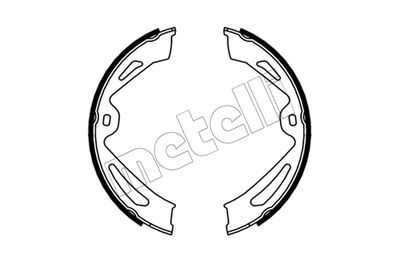 Brake Shoe Set, parking brake METELLI 53-0726