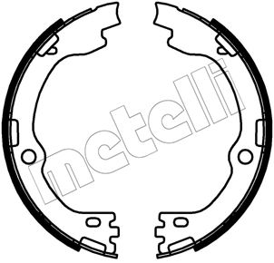 METELLI 53-0738 Brake Shoe Set, parking brake