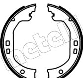 Brake Shoe Set, parking brake METELLI 53-0742
