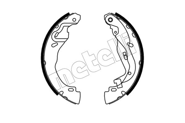 METELLI 53-0749 Brake Shoe Set