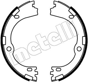 Brake Shoe Set, parking brake METELLI 53-0752