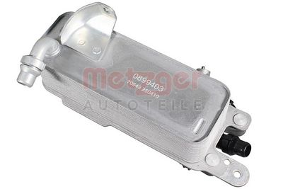 Oil Cooler, automatic transmission METZGER AUTOTEILE 0899403