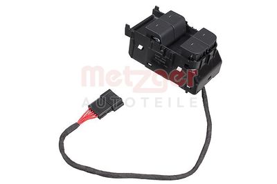 Switch, window regulator METZGER AUTOTEILE 09161112