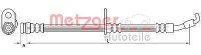 Brake Hose METZGER AUTOTEILE 4110875