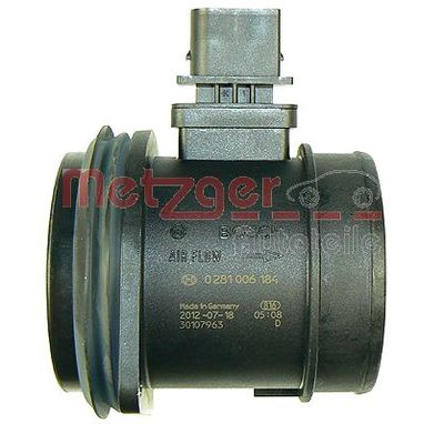 Mass Air Flow Sensor METZGER AUTOTEILE 0890216