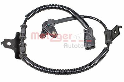 Sensor, wheel speed METZGER AUTOTEILE 09001259