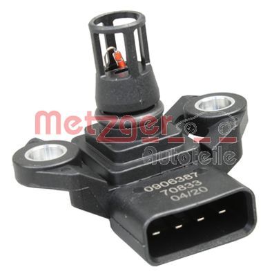 Sensor, intake manifold pressure METZGER AUTOTEILE 0906387
