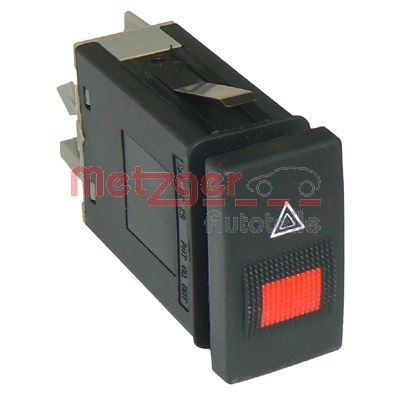 Hazard Warning Light Switch METZGER AUTOTEILE 0916017